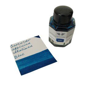 Leonardo Officina Italiana Fountain Pen Calligraphy Ink Blue 40 ML Glass Bottle